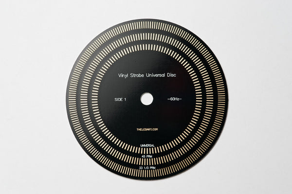 Gold Plated Stroboscope Disc for Turntables – The LED Artist